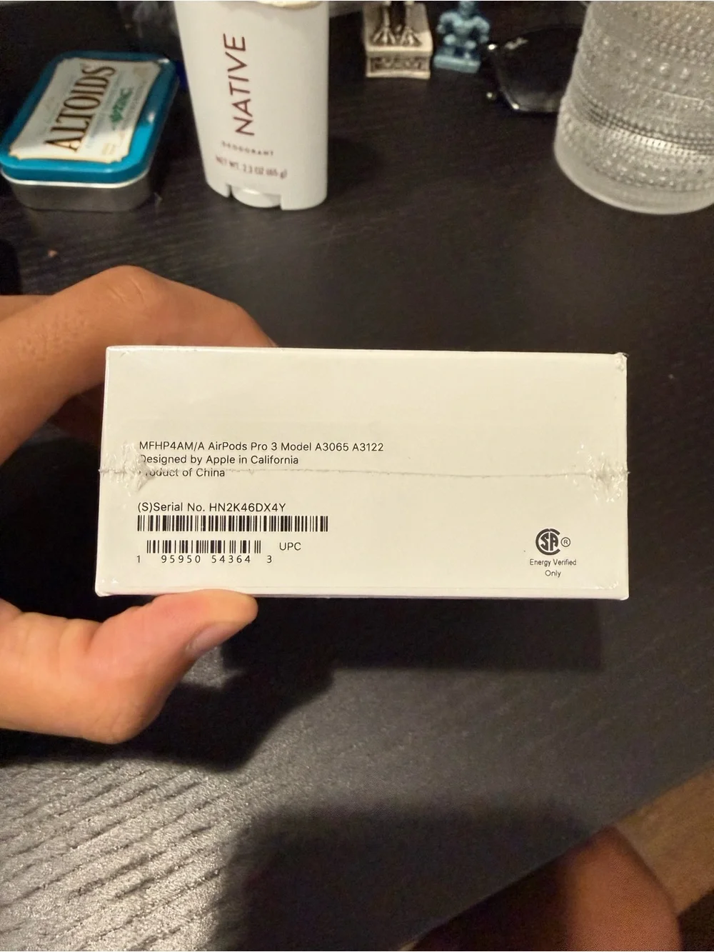 Apple AirPods Pro 3 Box – White with Green Accents